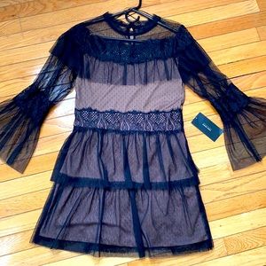 Zara mini dress with lace